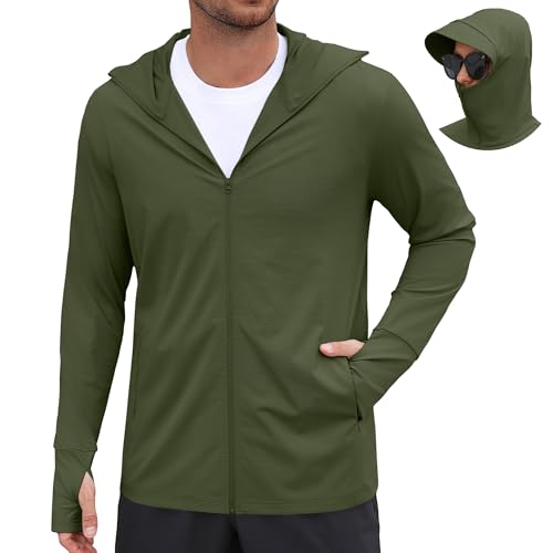 Men’s UPF 50+ Lightweight Zip Sun Hoodie