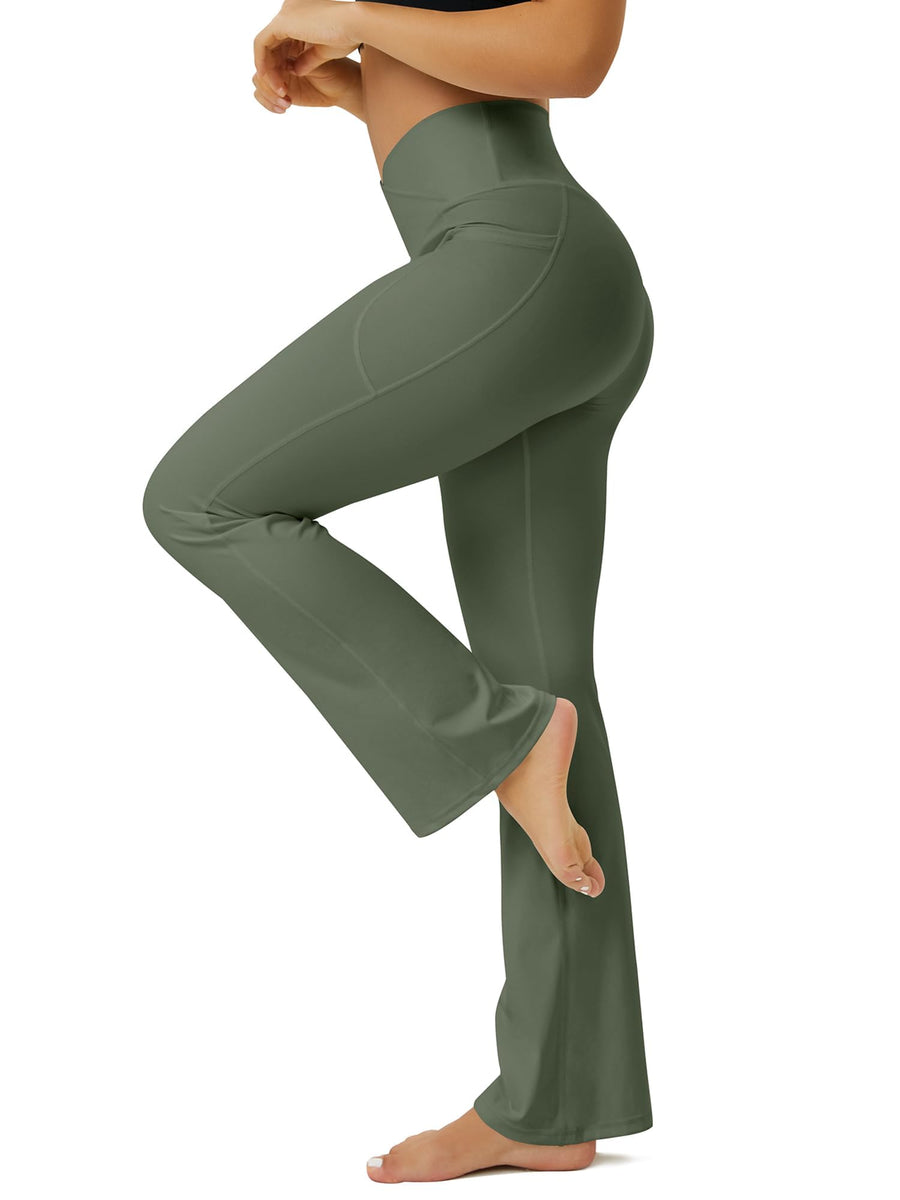 Women’s Flare Yoga Leggings with Pockets