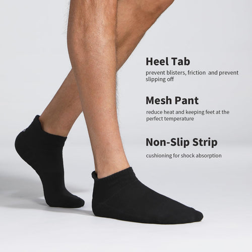 Athletic Cushioned Ankle Sports Socks Set