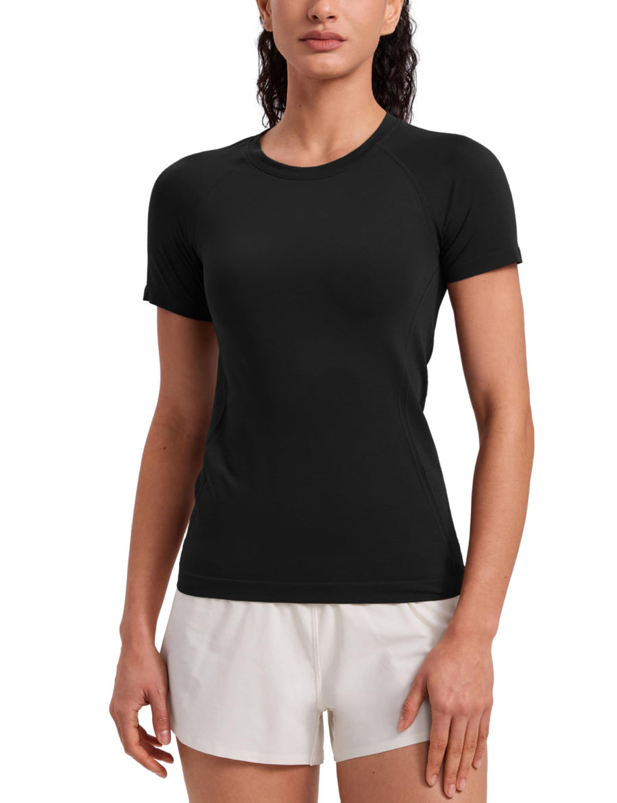Women’s Seamless Short Sleeve Workout Top