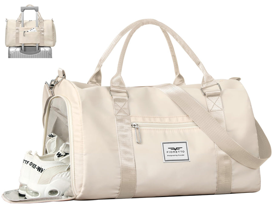 Women’s Gym Tote Duffel Bag with Shoe Compartment