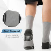 Men’s Cushioned Crew Sports Socks Set