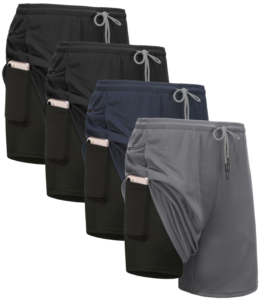 Men’s 2-in-1 Quick Dry Training Shorts