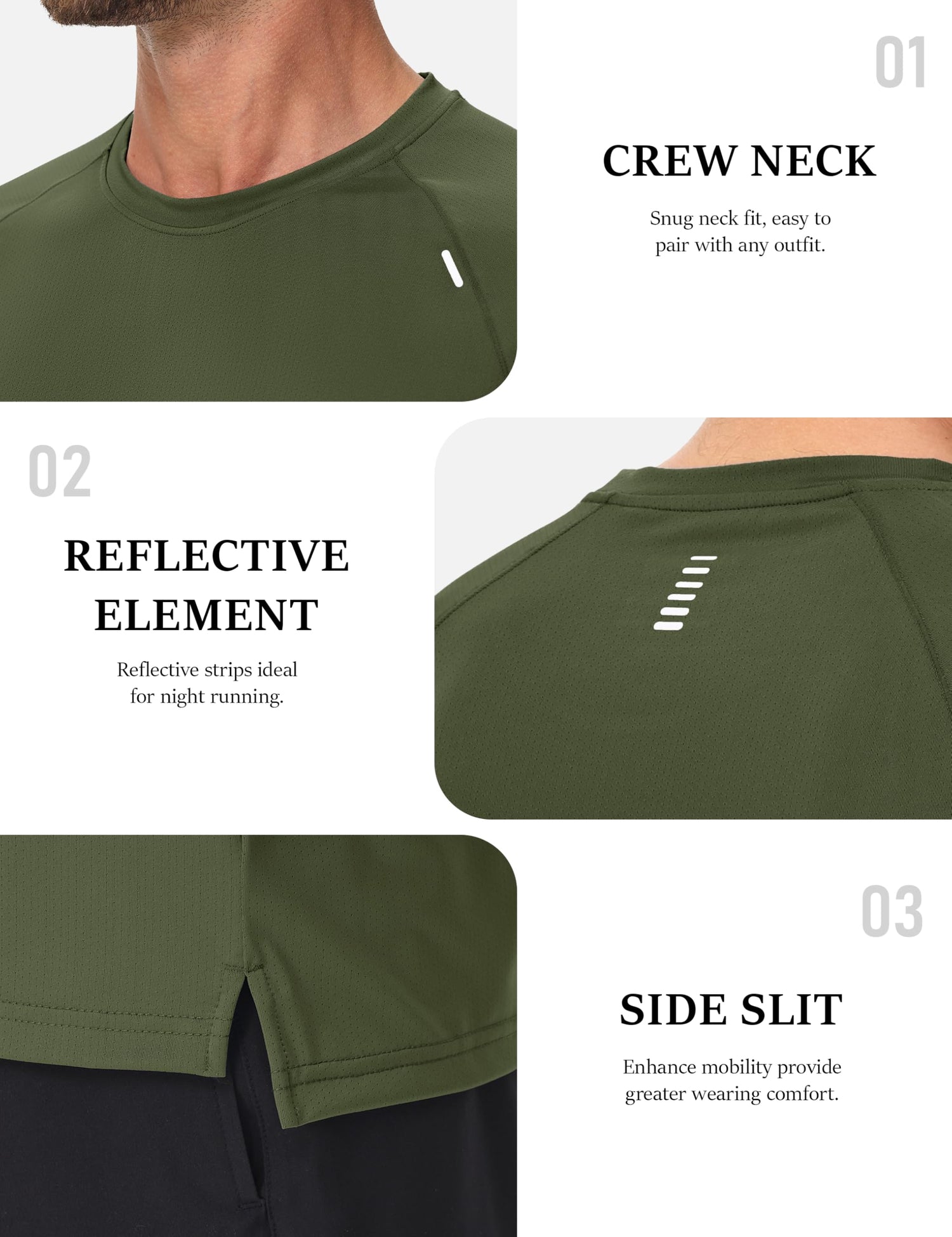 Men’s Lightweight Performance Mesh T-Shirt