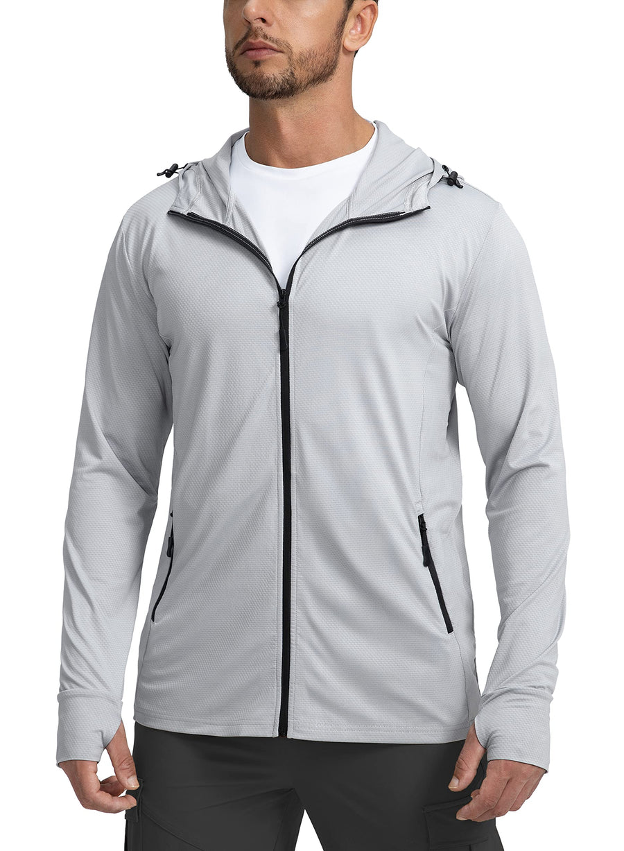 Men’s UPF 50+ Sun Protection Zip Hoodie