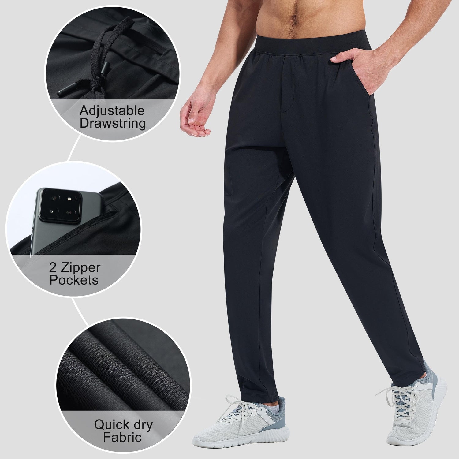 Men’s Stretch Quick Dry Jogger Pants
