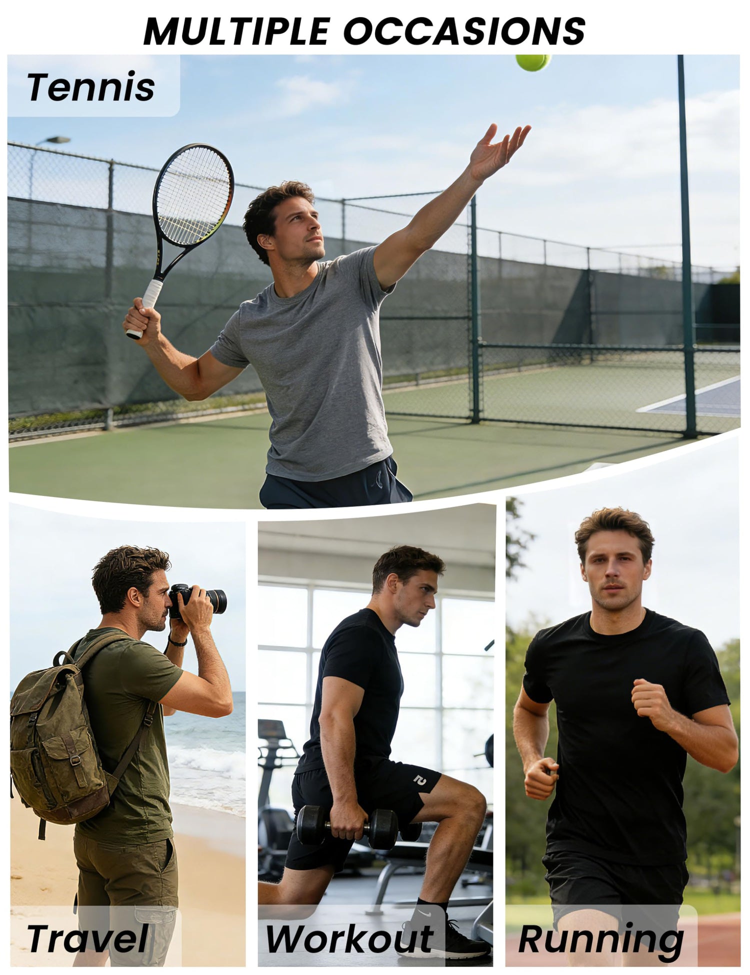 Men’s Lightweight Performance Mesh T-Shirt