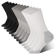 Men’s Cushioned Crew Sports Socks Set