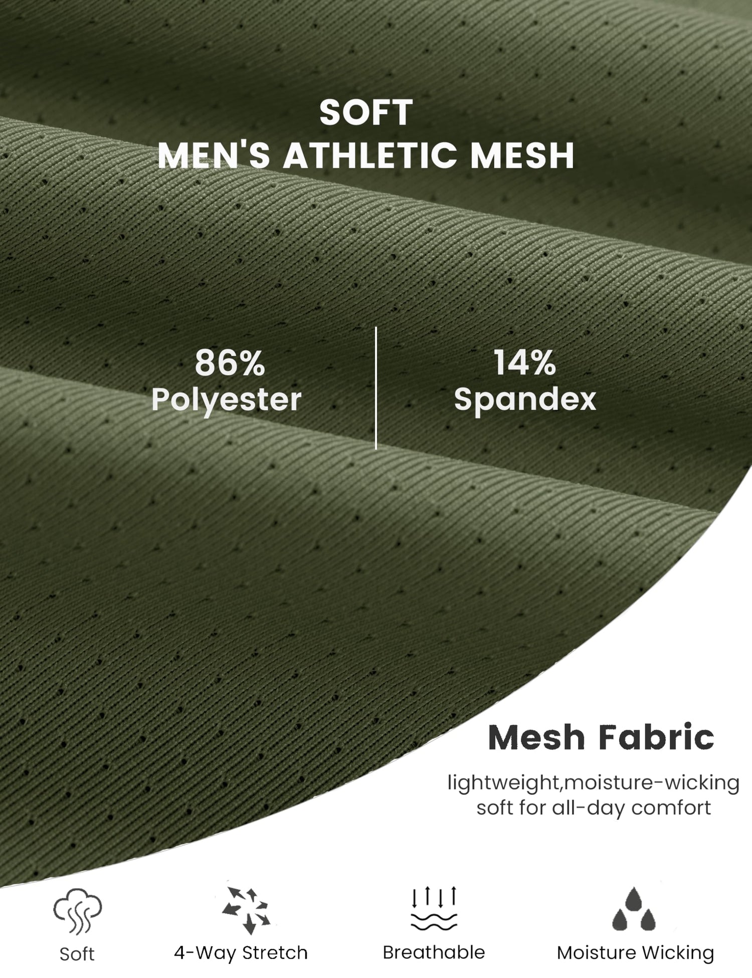 Men’s Lightweight Performance Mesh T-Shirt